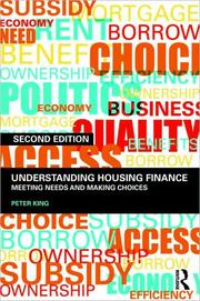 Understanding housing finance by King, Peter