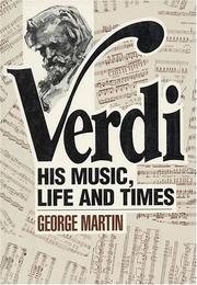 Cover of: Verdi by George Whitney Martin