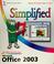 Cover of: Office 2003 Simplified