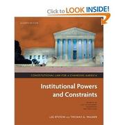 Cover of: Constitutional law for a changing America: institutional powers and constraints