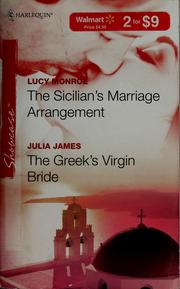 Cover of: The Sicilian's marriage arrangement
