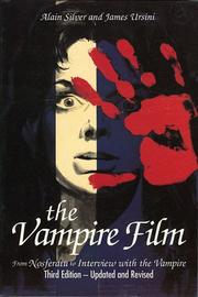 Cover of: The vampire film: from Nosferatu to Interview with a vampire
