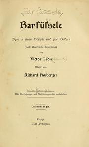 Cover of: Barfüssele: Oper in einem Vorspiel und zwei Bildern