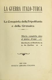 Cover of: La guerra italo-turca by Antonio de Martino
