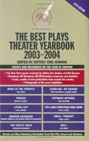 The Best Plays Theater Yearbook 2003-2004 (Best Plays)