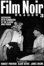 Cover of: Film Noir Reader 3 by Robert Porfirio, Alain Silver, James Ursini, Alain Silver, James Ursini, Robert Porfirio