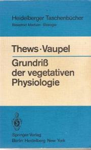 Cover of: Grundriß der vegetativen Physiologie by 