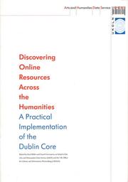 Discovering online resources across the humanities by Paul Miller, Daniel Greenstein