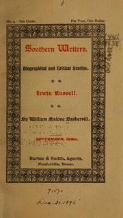 Cover of: Irwin Russell