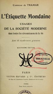 L'Etiquette mondaine : usages de la société moderne dans toutes les circonstances de la vie 6745245-M