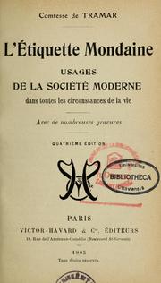 L'Etiquette mondaine : usages de la société moderne dans toutes les circonstances de la vie  6745245-M