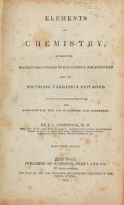 Cover of: Elements of chemistry by J. L. Comstock, J. L. Comstock