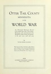 Cover of: Otter Tail County, Minnesota, in the world war by Victor George Lundeen