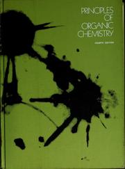 Cover of: Principles of organic chemistry by James English