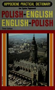 Cover of: Practical Polish-English, English-Polish dictionary