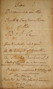 Cover of: A dissertation on the right and obligation of the civil magistrate to take care of the interest of religion: and provide for its support; in which the arguments in confirmation of said right and obligation, both from reason and the Sacred Scriptures, are adduced: the usual objections examined,--together with several corollaries deduced from the subject