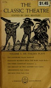 Cover of: Six Italian plays