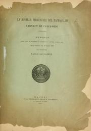 Cover of: La novella provenzale del Pappagallo (Arnaut de Carcasses): memoria...