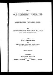 Cover of: The Old Testament vindicated as Christianity's foundation stone