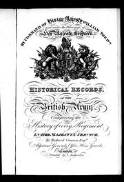 Cover of: Historical record of the Fifteenth, or the King's Regiment of Light Dragoons, Hussars: containing an account of the formation of the regiment in 1759, and of its subsequent services to 1841