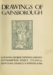 Cover of: Drawings of Gainsborough by Ronald Sutherland Lord Gower