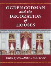 Cover of: Ogden Codman and the decoration of houses | 