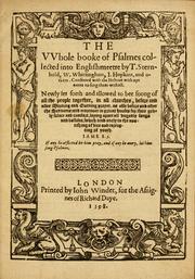 Cover of: The Whole booke of Psalmes collected into English meetre by Thomas Sternhold, John Hopkins, Hopkins, John, Beth Quitslund, Nicholas Temperley, Thomas Sternhold