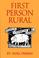 Cover of: First Person Rural