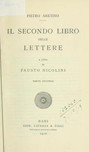 Cover of: Lettere