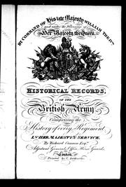 Cover of: Historical record of the Fifty-Sixth, or the West Essex Regiment of Foot | Richard Cannon
