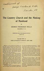 Cover of: The country church and the making of manhood