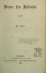Cover of: Breve fra helvede, udgivne af M. Rowel by Valdemar Adolph Thisted