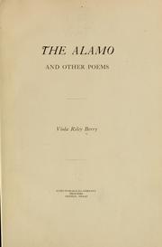 The Alamo, and other poems by Viola Riley Berry