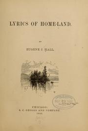 Cover of: Lyrics of home-land.