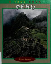 Cover of: Peru (True Books)