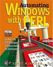 Cover of: Automating Windows With Perl by Scott McMahan