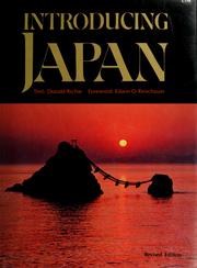 Cover of: Introducing Japan by Donald Richie