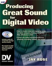 Cover of: Producing Great Sound for Digital Video