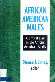 Cover of: African American males by Dionne J. Jones