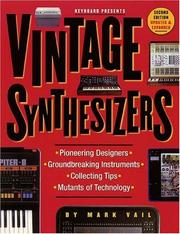 Cover of: Vintage Synthesizers by Mark Vail, Mark Vail