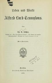 Cover of: Leben und Werke Alfred Lord Tennysons