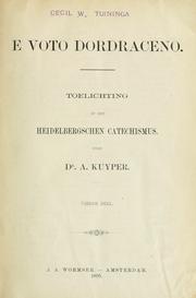 Cover of: E voto Dordraceno by Abraham Kuyper