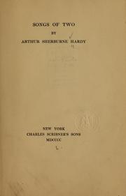 Cover of: Songs of two