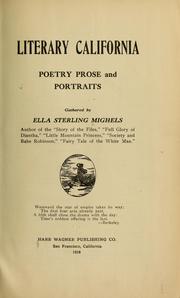 Cover of: Literary California, poetry, prose and portraits