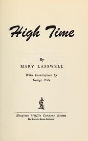 Cover of: High time | Mary Lasswell
