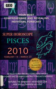 Cover of: Super horoscope Pisces, 2010: February 19-March 20