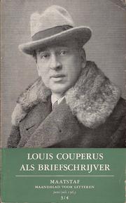 Cover of: Louis Couperus als briefschrijver