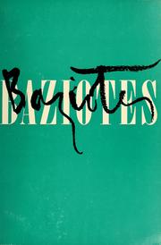 Cover of: William Baziotes by Solomon R. Guggenheim Museum.