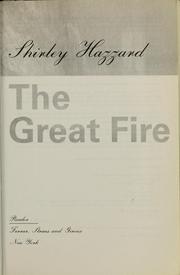 Cover of: The Great Fire