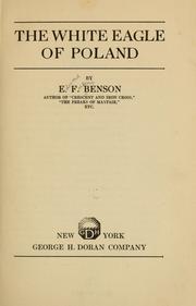 Cover of: The white eagle of Poland by E. F. Benson